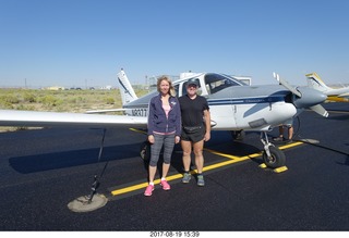 248 9sk. Rock Springs Airport - Kim and Adam and N8377W