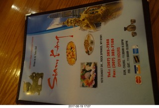 Rock Springs - Chinese restaurant menu