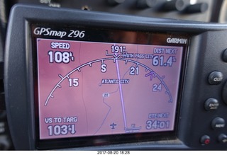 Atlantic City on my GPS, in Wyoming