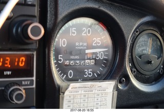 127 9sl. my tachometer reading high