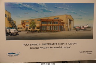 Rock Springs Airport (RKS) artist drawings