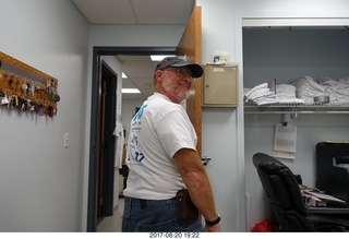 Rock Springs Airport (RKS) - Adam with airport shirt