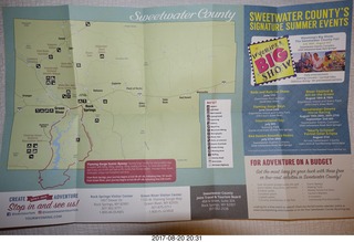 Sweetwater County map