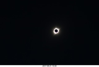 66 9sm. Riverton Airport total solar eclipse