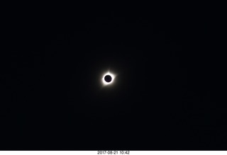 78 9sm. Riverton Airport total solar eclipse
