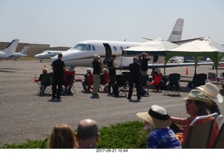 Riverton Airport total solar eclipse