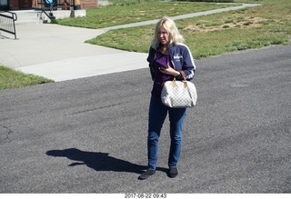 Kim at Bryce Canyon Airport