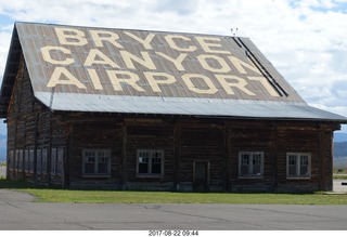 Bryce Canyon Airport log cabin