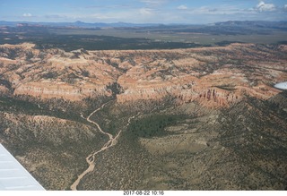 aerial - Bryce Canyon amphitheater