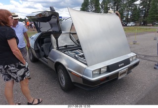 Flagstaff Airport car show - Delorean