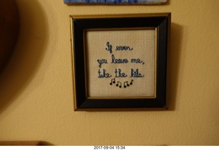 bird stuff - sign IF EVER YOU LEAVE ME TAKE THE KIDS