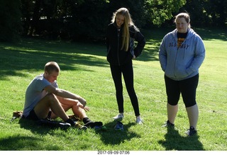 Cheltenham Cross Country CHS-XC - Curtis Arboretum - bench plaque for Tom Sexton - Lee Moskowitz, Mike Berry, Dave Sacks