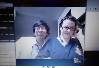 Yuusuke and Antonia Hirota on Skype