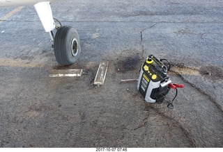 n8377w, flat tire, oops!