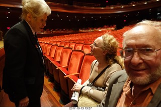 606 9ud. Antoinette and Betsy and Adam at the Kimmel Center