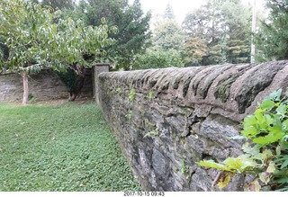 614 9uf. Betsy's yard and wall