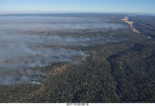 1894 9uu. aerial - Grand Canyon with fires on the north rim