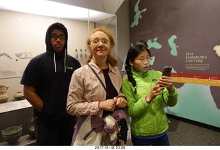 621 9vj. Philadelphia - The Franklin Institute - Chinese Terracotta Warriers - Gabe, Betsy, Cecelia