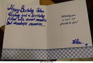 Happy Birthday stuff from Elba