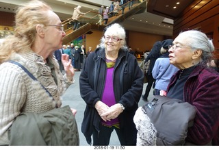 628 9xk. Kimmel Center - philadelphia orchestra concert - Betsy, Susan, Barbara Harris