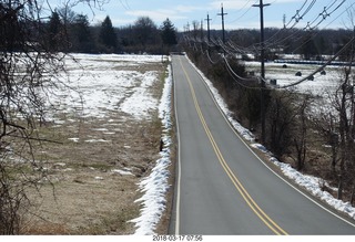 Cherry Valley Road and Province Line Road - Bedens Brook run  - Adam running