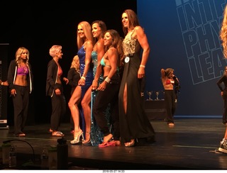 Mesa - International Physique League (IPL) show - prejudging . Shelly Roeder (11) . Dawn Davis (46) .