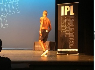 Mesa - International Physique League (IPL) show - main event . Karlos Velazquez (55) .