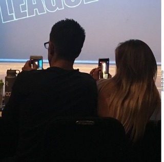 Mesa - International Physique League (IPL) show - Vince and Tawnya and their cell phones