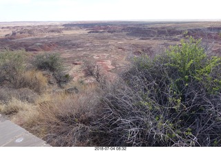 21 a03. Petrified Forest National Park - Painted Desert vista view