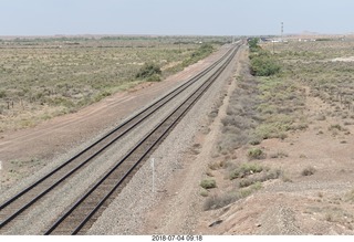 54 a03. Petrified Forest National Park - railroad tracks