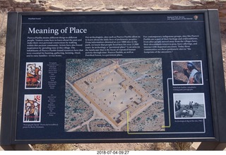 65 a03. Petrified Forest National Park sign