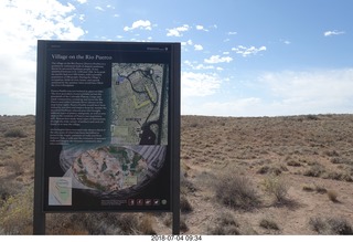 79 a03. Petrified Forest National Park sign