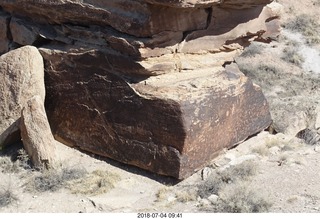 85 a03. Petrified Forest National Park - petroglyphs