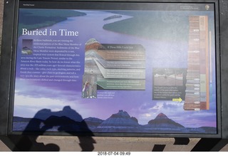 91 a03. Petrified Forest National Park sign