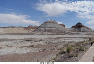 92 a03. Petrified Forest National Park - blue mesa area