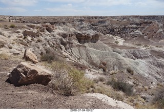 94 a03. Petrified Forest National Park - blue mesa area