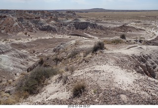 95 a03. Petrified Forest National Park - blue mesa area