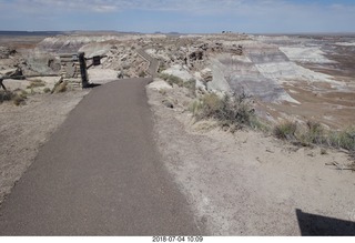 119 a03. Petrified Forest National Park - Blue Mesa hike