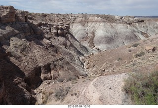 121 a03. Petrified Forest National Park - Blue Mesa hike