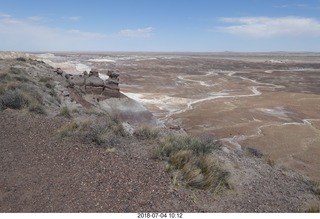 125 a03. Petrified Forest National Park - Blue Mesa hike