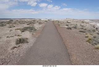 126 a03. Petrified Forest National Park - Blue Mesa hike