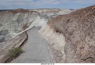 129 a03. Petrified Forest National Park - Blue Mesa hike