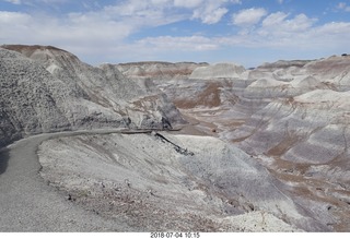 132 a03. Petrified Forest National Park - Blue Mesa hike