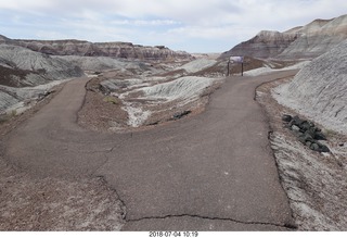 140 a03. Petrified Forest National Park - Blue Mesa hike