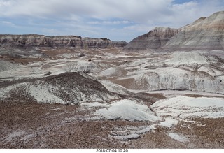 145 a03. Petrified Forest National Park - Blue Mesa hike