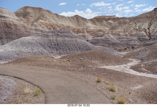 169 a03. Petrified Forest National Park - Blue Mesa hike