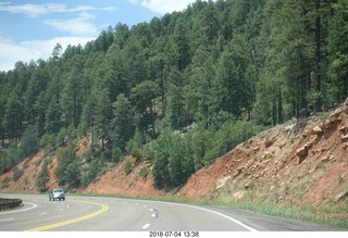 276 a03. drive from petrified forest to payson