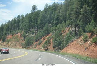 277 a03. drive from petrified forest to payson
