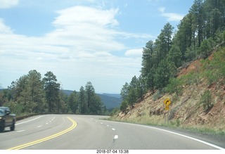 278 a03. drive from petrified forest to payson