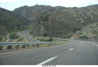 286 a03. driving from payson to scottsdale
